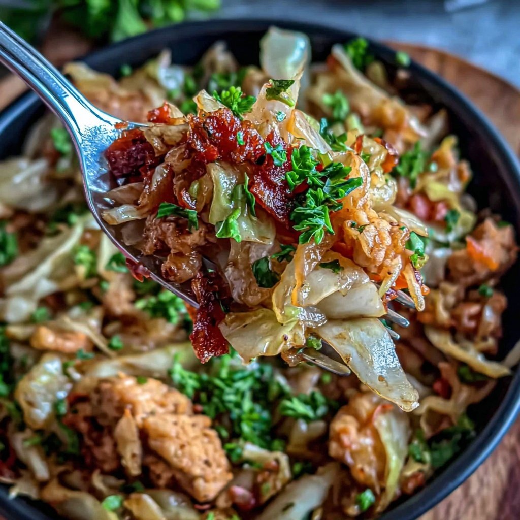 Ground Chicken And Cabbage Stir Fry