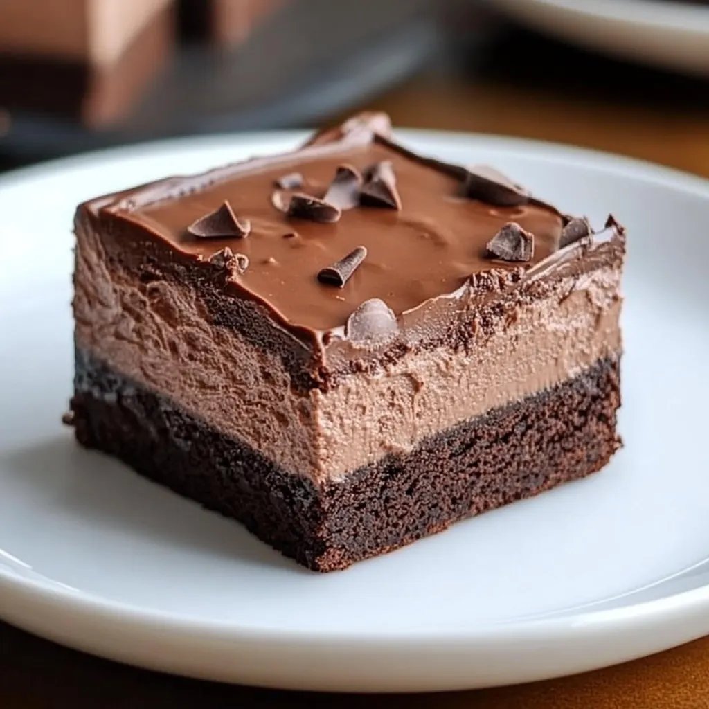 Chocolate Mousse Brownies