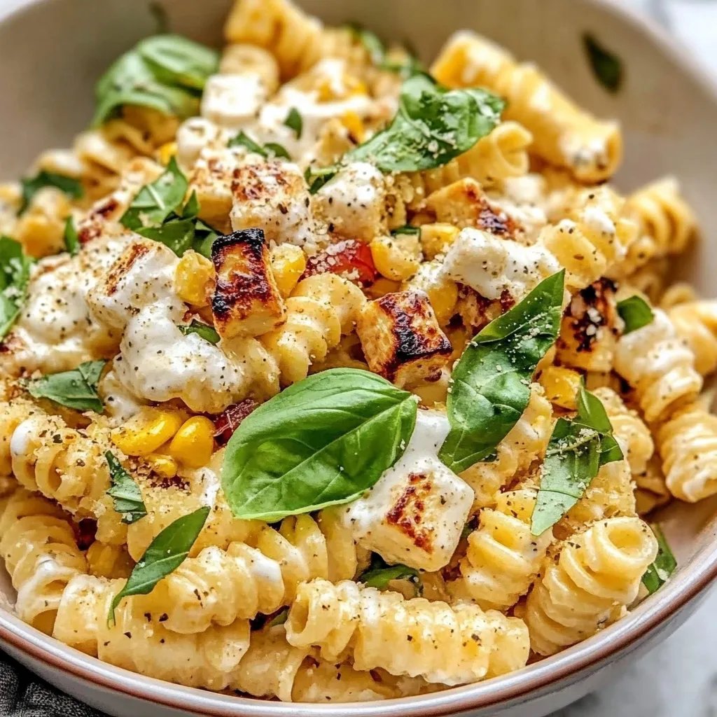 Healthy Street Corn Pasta Salad