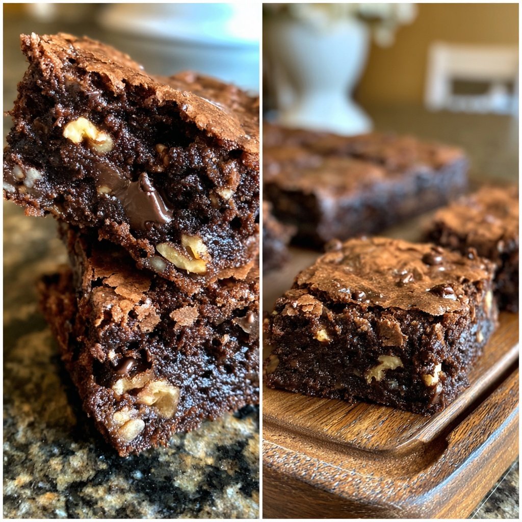 Sourdough Discard Brownies One Bowl
