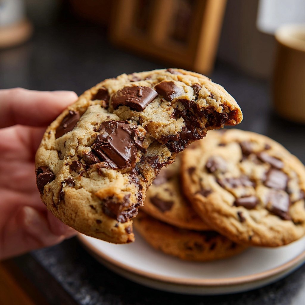 Ultra Thick Bakery Style Chocolate Chip Cookies