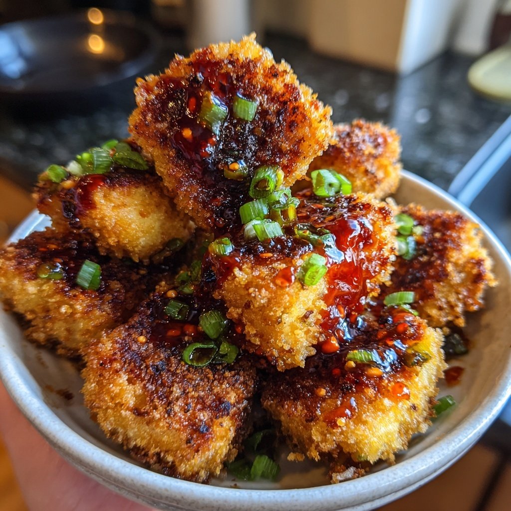 Super Bowl Party Food Crispy Tofu Nuggets