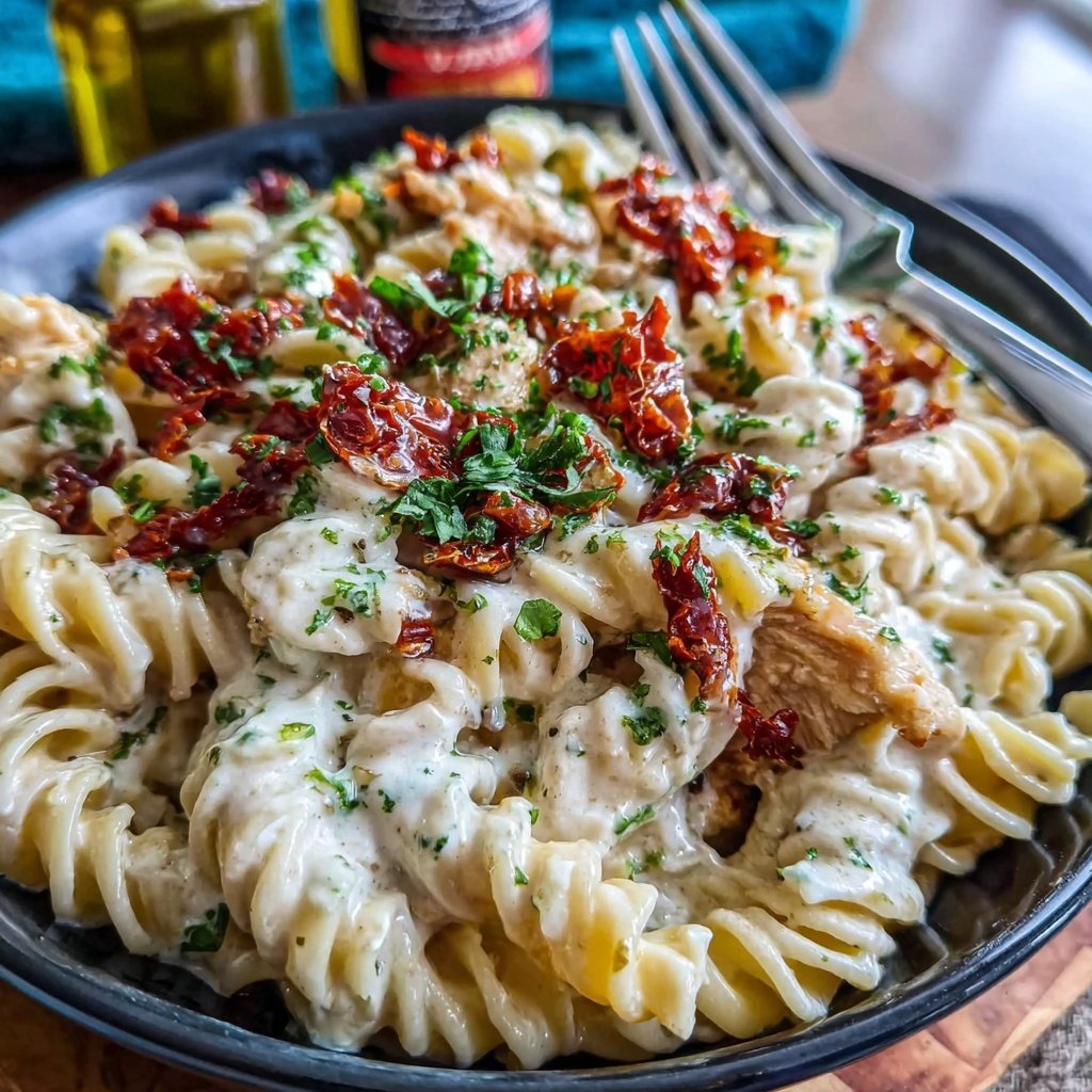 Chicken Pasta With Sun Dried Tomatoes