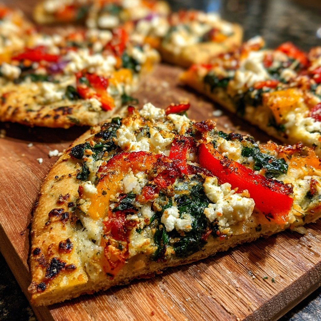 Super Bowl Food Veggie Flatbreads