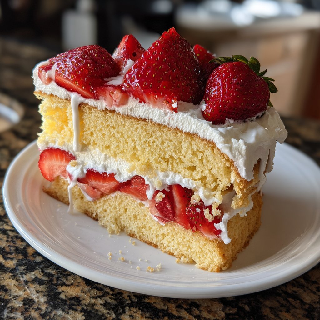 Classic Strawberry Shortcake From Scratch
