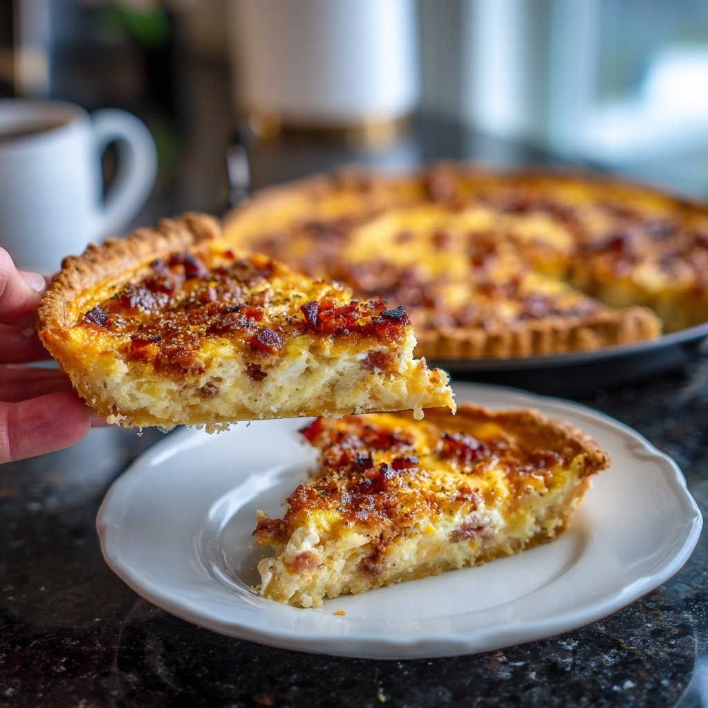 Spring Brunch Bacon And Cheese Quiche