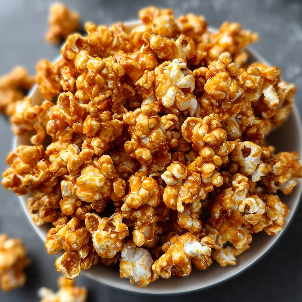 Quick Caramel Corn