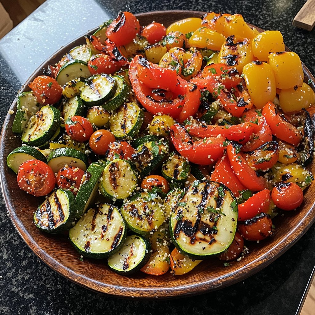 Healthy Grilled Vegetable Bowl