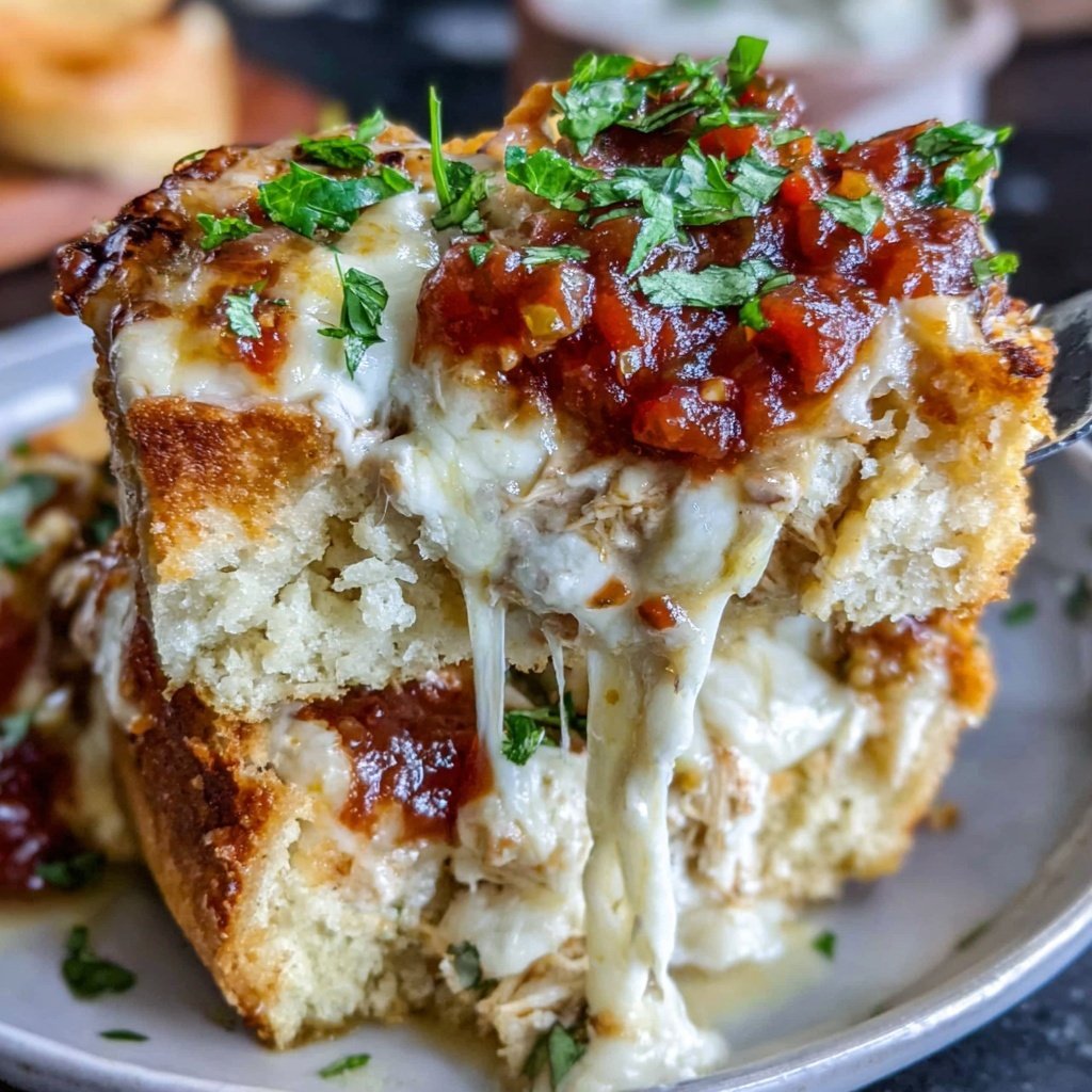 Shredded Chicken Enchilada Casserole