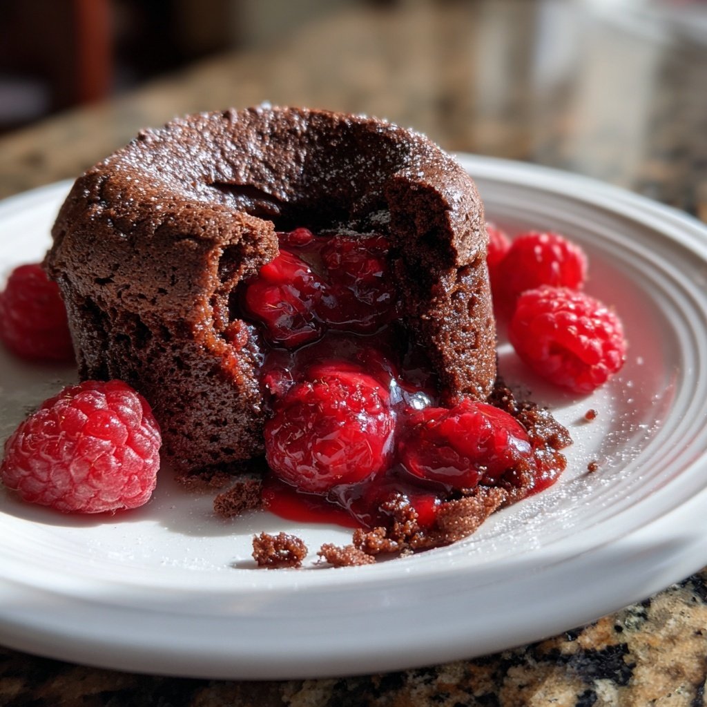 Chocolate Raspberry Soufflé