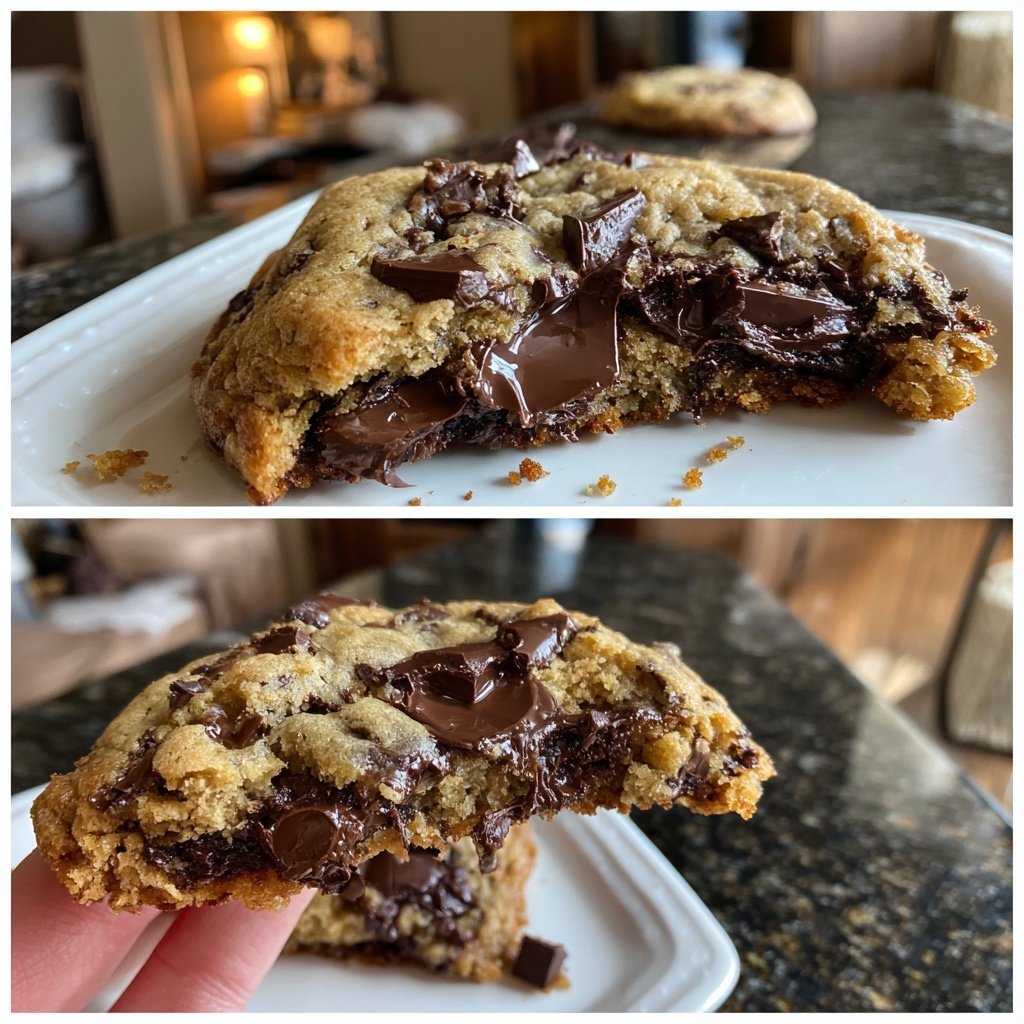 Thick Espresso Chocolate Chip Cookies- Stephanie's Sweet Treats