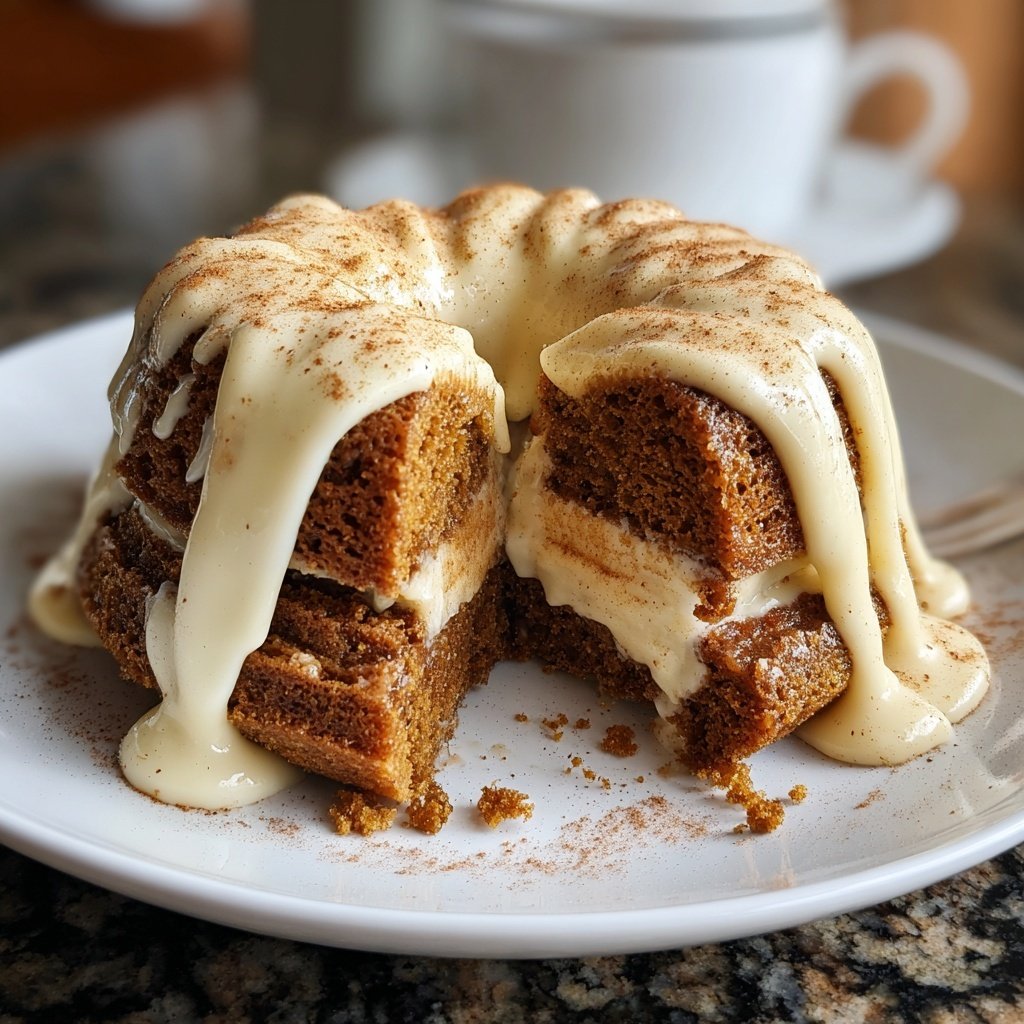 Gingerbread Pudding Cake