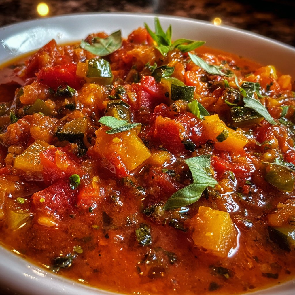 Healthy Crockpot Italian Vegetable Stew