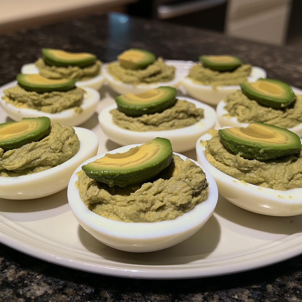 Avocado Deviled Eggs