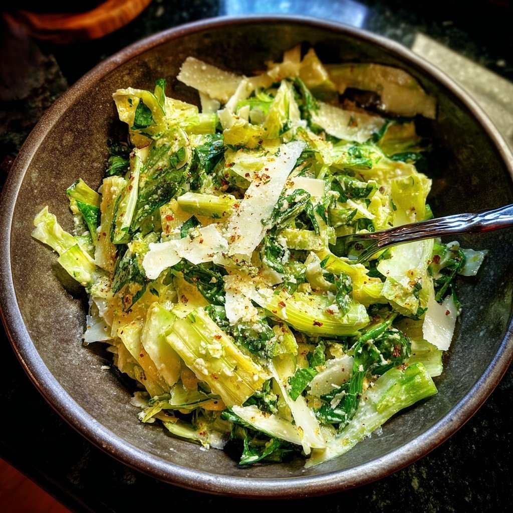 Creamy Celery Salad With Parmesan