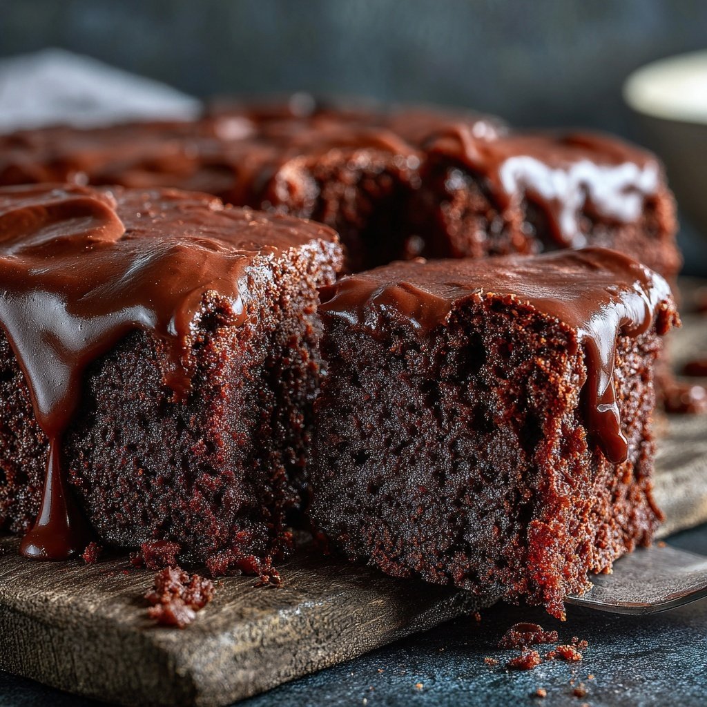 Chocolate Sheet Cake With Cocoa