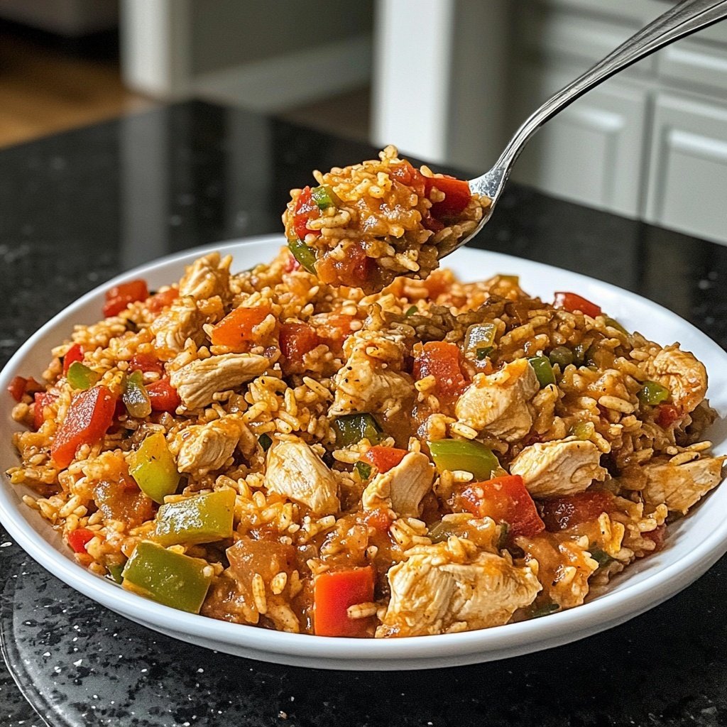 Simple Slow Cooker Chicken Jambalaya