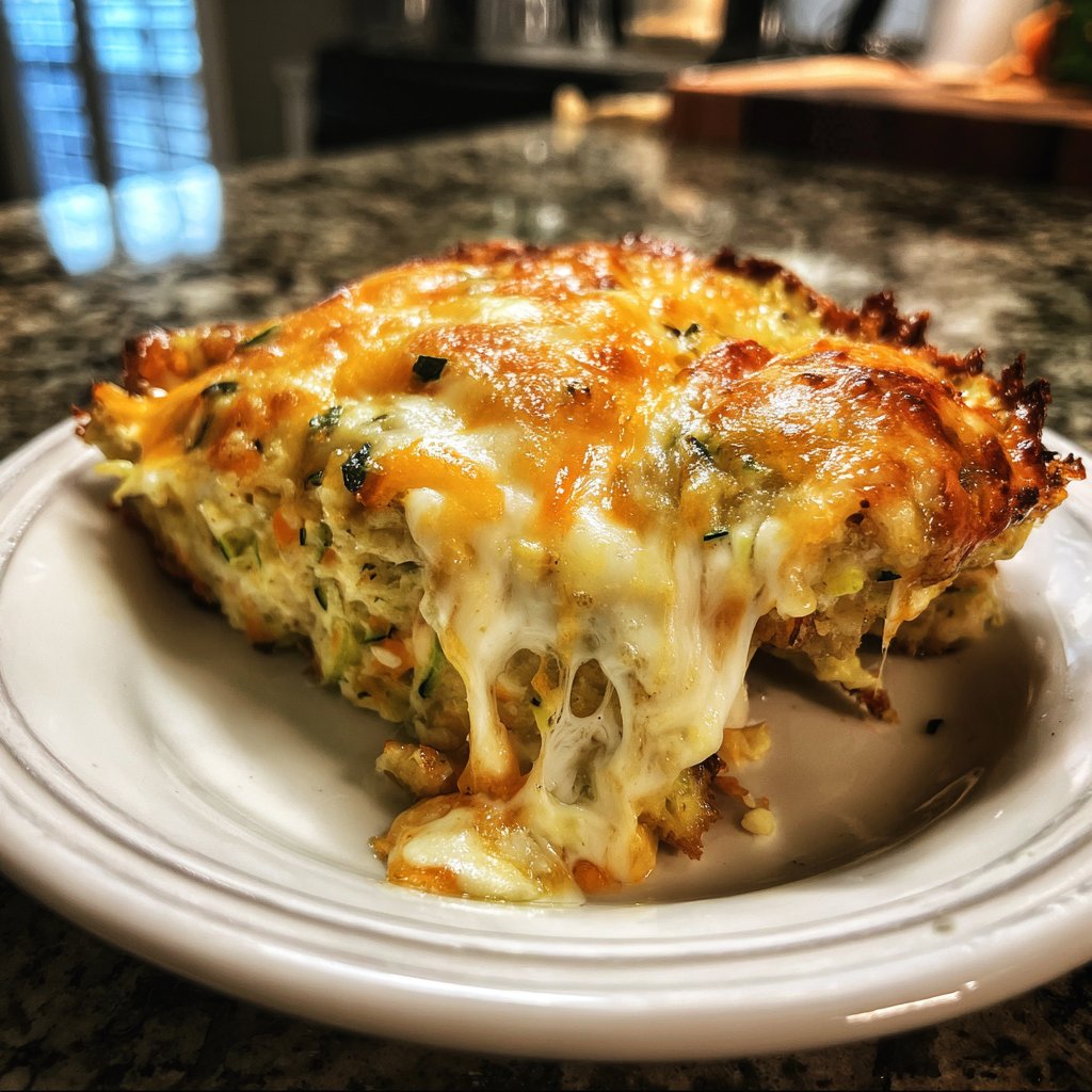 Sunday Cheesy Zucchini Casserole