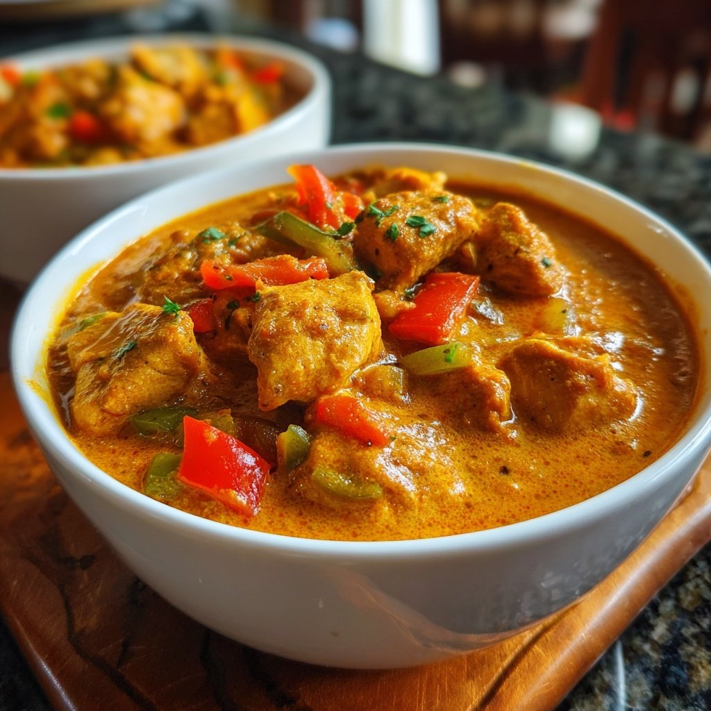 Slow Cooker Chicken Curry Recipe