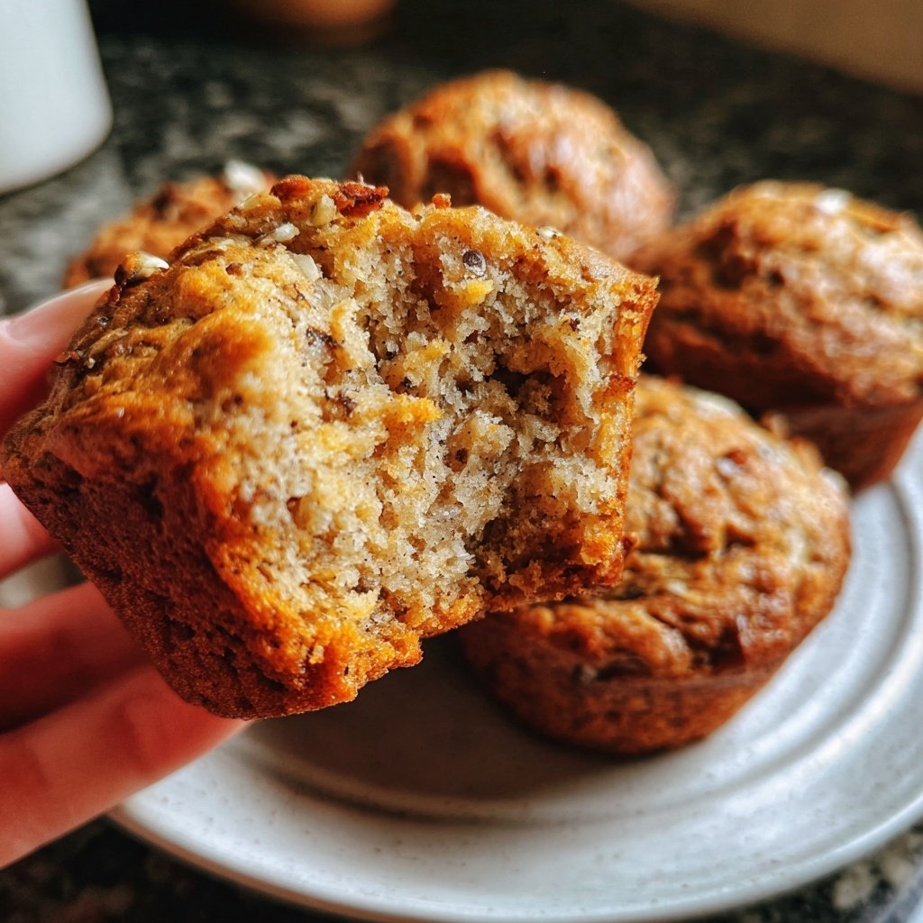 Healthy Muffins With Banana And Cinnamon