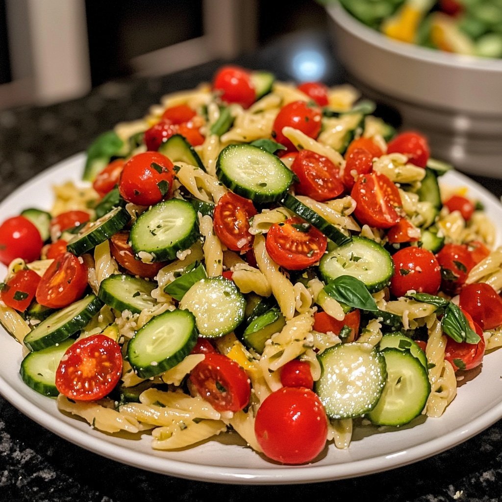 Quick Pasta Salad Lunch for Work