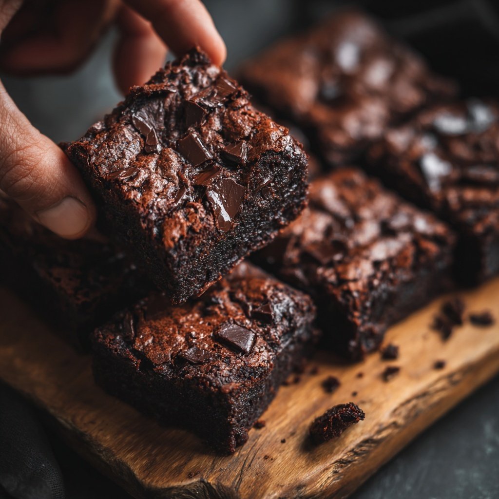 Dark Chocolate Espresso Brownies
